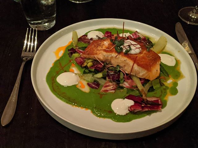 Salmon entree @the_bellwether_stl #stlouis #citylife